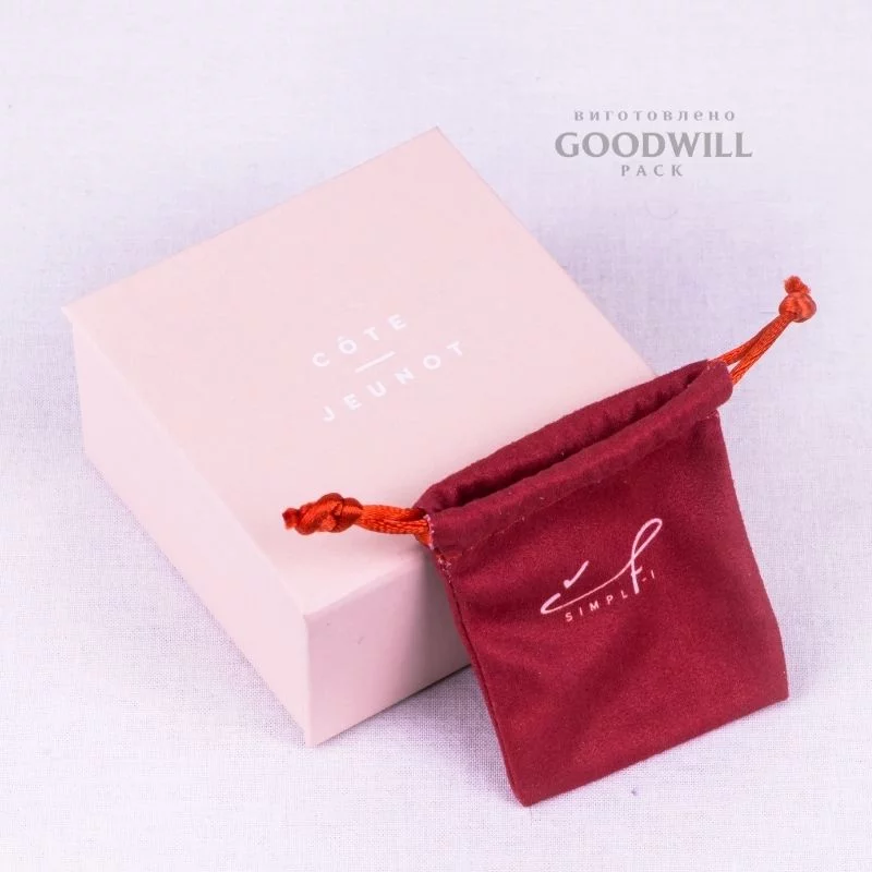 Коробка для украшений с мешочком фото