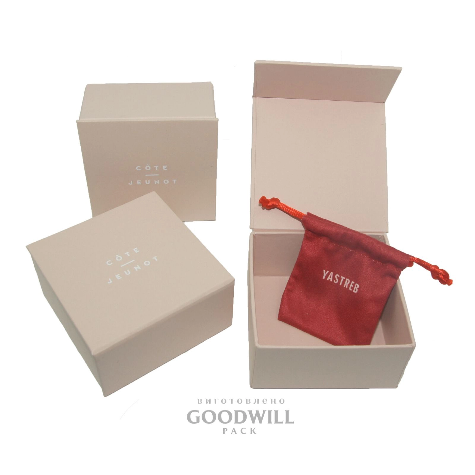 Упаковка для украшений с печатью логотипа