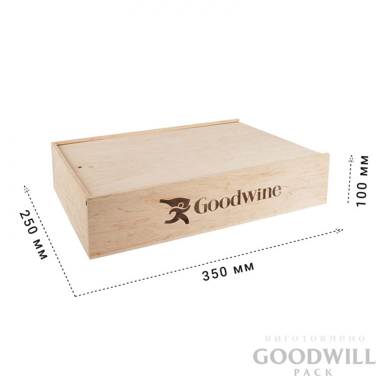 Коробка из дерева подарочная изготовлена на заказ - Goodwillpack