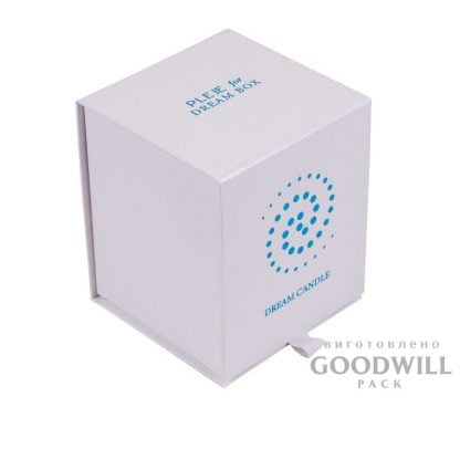 Коробка брендированная для свечи с логотипом фото