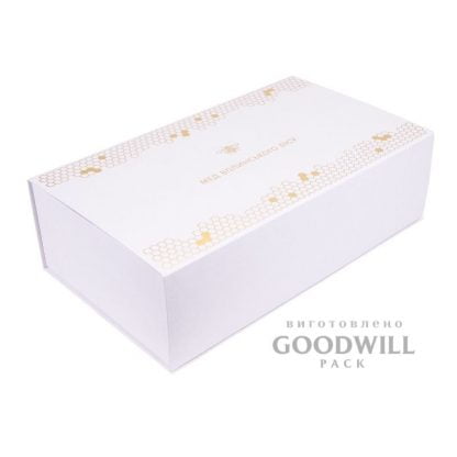 Коробка брендована для подарункових наборів з ложементом фото