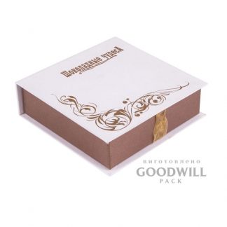 Коробка брендована для солодощів з логотипом фото