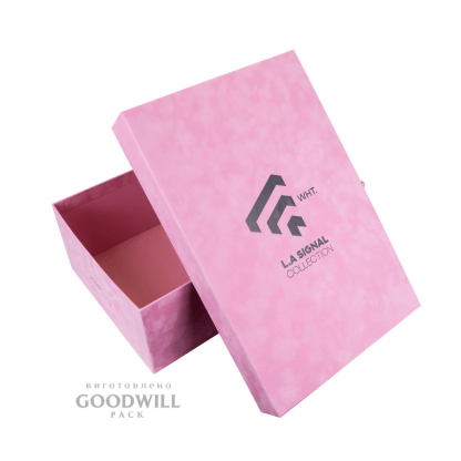 Коробка дизайнерський папір рожевий Dainel azalee фото