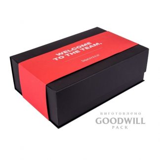 Коробка для корпоративних подарунків з обичайкою фото