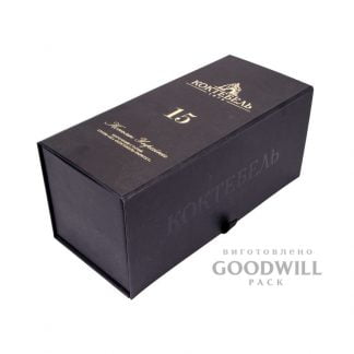 Коробка з логотипом для вина фотографія