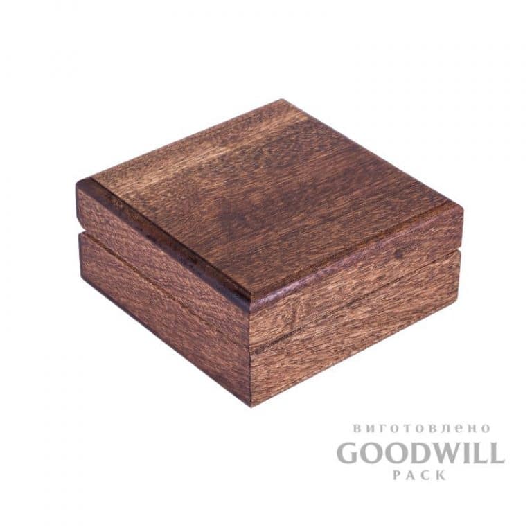 Деревянная коробка шкатулка подарочная 10 см * 10см - Goodwillpack