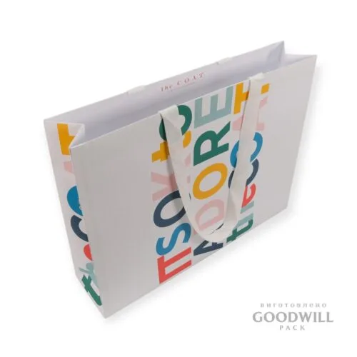 Пакет з логотипом для бренду «the Coat» з індивідуальним дизайном фото