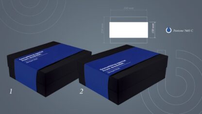 Коробка фірмова виготовлена по індивідуальному замовленню фотографія