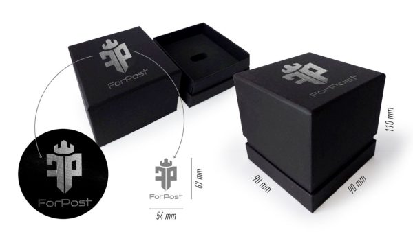 Коробка брендована для флешки подвійне дно фотографія